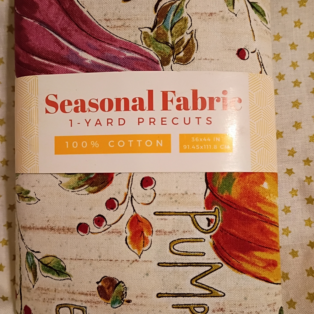 Seasonal Fabric 1-Yard Precuts - Multicolor Cotton Fabric